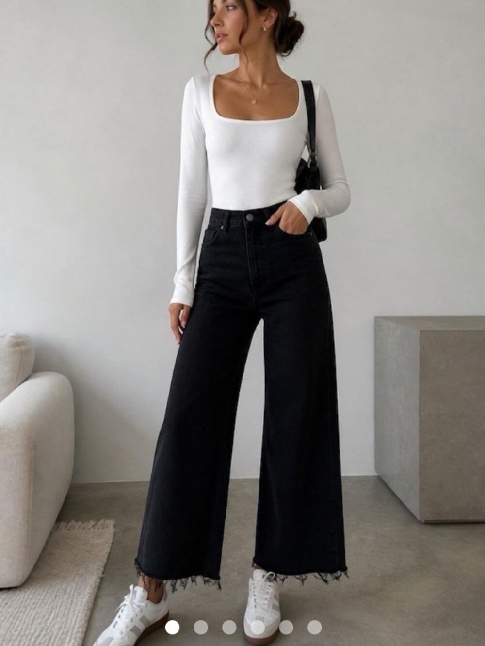 Zara Highwaisted Marine Jeans